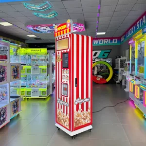 Commercial Automatic Popcorn Vending Machine Self Service Popcorn Maker for Cinemas & Amusement Parks