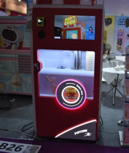 Commercial Automatic Popcorn Vending Machine Self Service Smart Popcorn Maker with Multiple Flavors for Mall Cinema Amusement