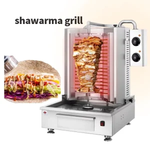 Commercial Automatic Rotary High-Efficiency Electric Kebsb Grill Shawarma Machine for Household Outdoor Middle Eastern Eateries