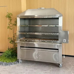 Commercial BBQ Equipment Multi functional Vegetable Fish Grilling Brazilian Churrasco Machine