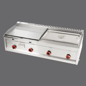 Commercial BBQ Griddle Grill Flat Plate Electric Grill Plate Multi function Large Capacity Big Fryer Cooking Pot Griddle