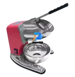Commercial Battery Powered Ice Blender Crusher Snow Shaver Machine with 100KG H Capacity and 180W Power