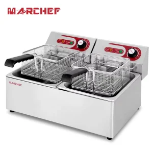 Commercial Benchtop Fryer Stainless Steel Table Top 12L Electric Chicken Industrial Deep Fryers