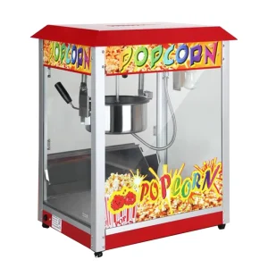Commercial Big Capacity Automatic Cinema Popcorn Machine Mini 1360W Electric Fry Hot Air Popcorn Maker