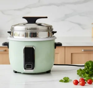 Commercial Big Capacity Electric Rice Cooker 16L 4300W Drum Shape Non-stick Coating Inner Pot Keep Warm for Kitchen Use