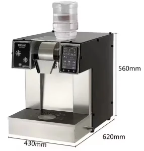 Commercial Bingsu Snow Snowflake Flake Cream Crusher Maker Make Shaved Ice Shaver Bingsu Machine