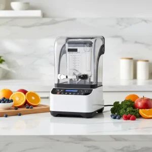 Commercial Blender 1.8L 2200W Stainless Steel 304 Removable Blades 28000 RPM Variable Speed 3 5 Settings Splash Guard for Hotel