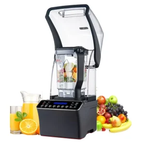 Commercial Blender Heavy Duty Industrial Smoothie Vacuum Blender 1500W Food Blender for Chain Catering Coffee Shop Milk Tea Shop