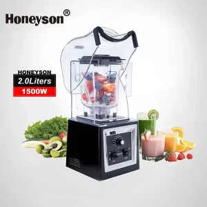 Commercial Blender Plastic Food Blender Electric Commercial Juicer Machine Pure Copper Motor 1500