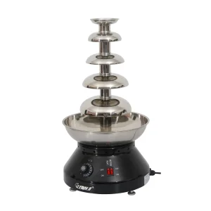 Commercial Chocolate Fountain Cascade Machine 4 Tie Chocolate Fondue Fountain Machine