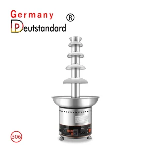 Commercial Chocolate Fountain Machine NP306 5 Tiers 4kg Capacity for Party and Buffet Catering