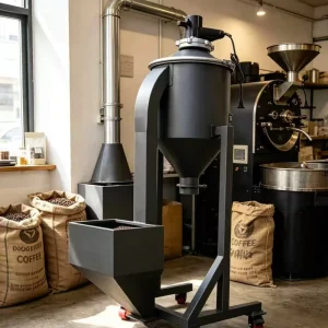Commercial Coffee Bean Destoner Roaster Machine 200 300kg h Capacity Food Grade Stainless Steel 220kW Power 99.9% Stone High 1