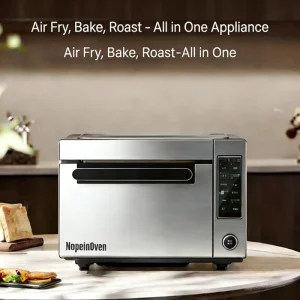 Commercial Combi Microwave Oven Smart Hybrid Heating System Large Touchscreen Display Adjustable Thermostat Bakery