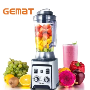 Commercial Cooking Blender 2200W 4L BPA Free Container Push Button Controls Stainless Steel Blades Indian Soup Maker Household