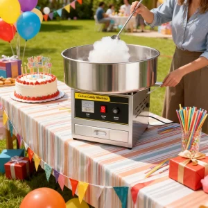Commercial Cotton Candy Making Machine Electric Tabletop Real Fluffy Floss Maker