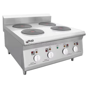 Commercial Counter Top Stainless Steel Electric Cooker 4pcs Kitchen Equipment Hot Plate Induction Cookers for Kitchen