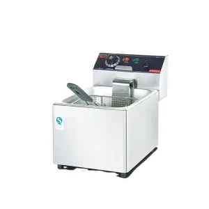 Commercial Countertop 8L Electric Deep Fryer 1 Tank 1 Basket French Fries Frying Machine for Restaurant and Fast Food