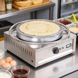 Commercial Crepe and Pancake Maker Professional Rotating Crepe Maker for Restaurant and Home Use
