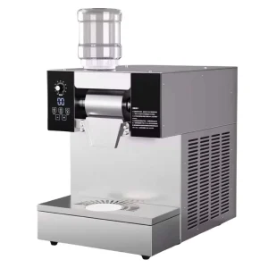 Commercial Crusher Shaver Machine Electric Monitor Display Snowflake Ice Machine 1200W Stainless Steel Bingsu Machine