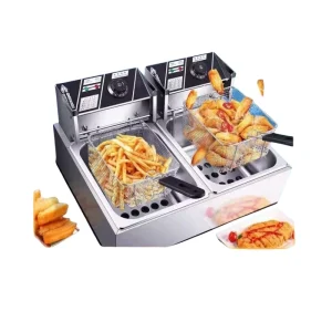 Commercial Deep Fryer Gas and Electric Deep Fryers for Restaurants Along With Deep Fryer Basket and Oil Filter Machine