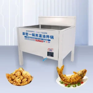 Commercial Deep Fryer for Home Use Stainless Steels Oil Fryer with Temperature Control for Fast Food Restaurant