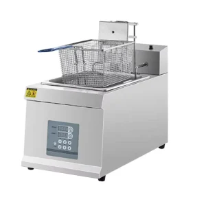 Commercial Desktop 17L Automatic lifting computer Deep Fryer French Fries Machine Chicken Donut Fryer Restaurant Equipment