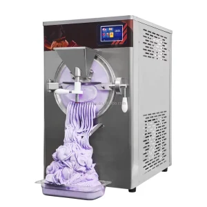 Commercial Desktop Italian Ice Maker Stainless Steel Gelato Hard Ice Cream Machine Automatic Electric for Household Use