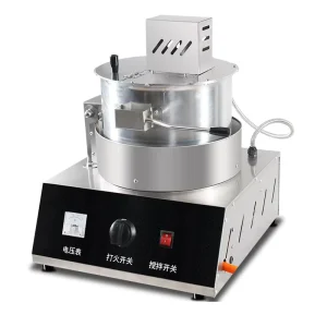 Commercial Desktop Spherical Popcorn Machine Gas Heating Butter Flavored