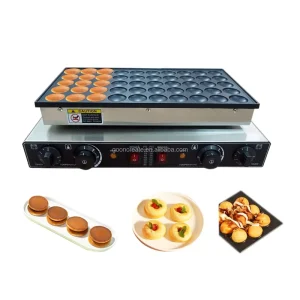 Commercial Dorayaki Baker 50PCS Crepe Pancake Machine 1700W Non Stick Waffle Machine Mini Dutch Pancake Pancake Machine