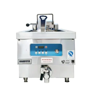 Commercial Double-Cylinder Electric Deep Fryer 10L Capacity 10kg Countertop Dual-Drain Basket