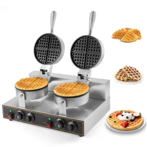 Commercial Double Plate Waffle Baker Waffle Maker Machine