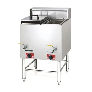 Commercial Double/Single Tanks Gas Fryer Stainless Steel Multifunction Street Food Fryer
