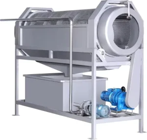 Commercial Drum Cleaning Machine Fruit Vegetable Ginger Potato Washing Machine