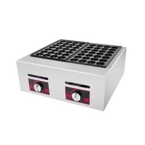 Commercial Dual Fuel Gas Electric Takoyaki Maker Grill Machine Warranty for Snack Making