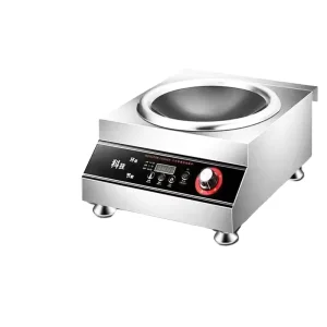 Commercial EU Standard Electric Induction Cooker Russian English Version Stainless Steel for Outdoor Use UK US