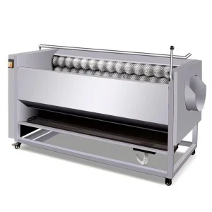 Commercial Eco Friendly Automatic Vegetable Fruit Washing Machine PLC Control for Potato Ginger Sweet Potato Lotus Root Cleaning