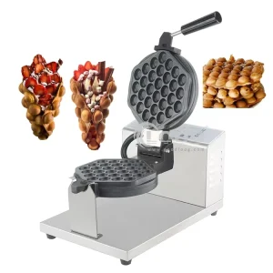 Commercial Egg Bubble Waffle Maker 110V 220V Egg Waffle Machine Non Stick Bubble Waffle Maker