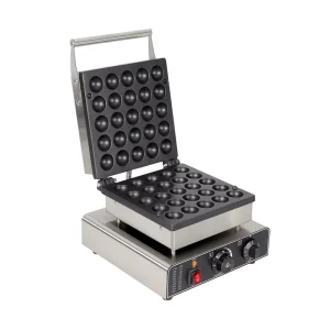 Commercial Electric 25PCS Takoyaki Maker Stainless Steel Grill Baker Ball Shaped Fill Cheese Waffle Large Capacity