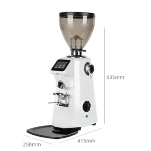 Commercial Electric 3.5” Touch Screen Big Capacity LCD Display Professional Coffee Grinders for Coffee Shop