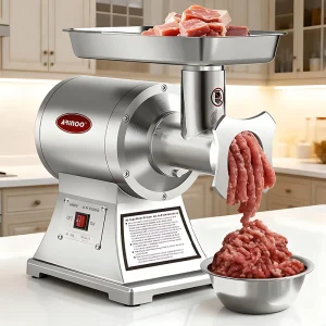 Commercial Electric 304 Stainless Steel Meat Grinder Machine Mincer and Chopper for Restaurant Use