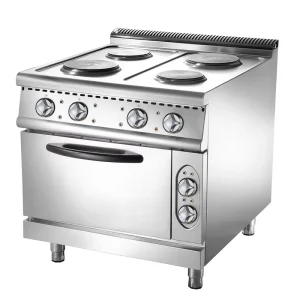 Commercial Electric 4 Hot Plate Cooker with Oven
