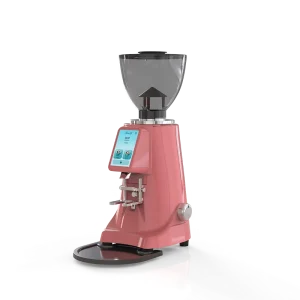 Commercial Electric 74mm Flat Burr Coffee Grinder Aluminum Alloy 4.3 Inch Smart Touch Screen 12 Adjustable Grind Settings