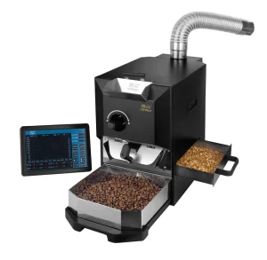 Commercial Electric Automatic 1kg Coffee Bean Roaster Machine with Touch Screen