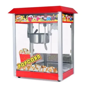 Commercial Electric Automatic Hot Air Popcorn Machine 200g Capacity 800W