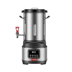 Commercial Electric Automatic Soy Milk Maker Heating Function with Motor No Residue Filter Free for Breakfast Shop