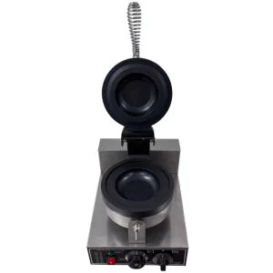 Commercial Electric Burger Waffle Machine Rotating UFO Burger Press Heating Non Stick Coating Waffle Baker