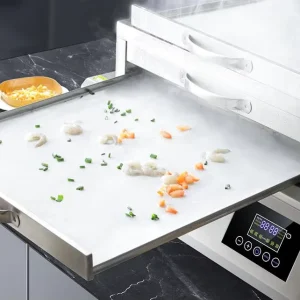 Commercial Electric Cooking Equipment 8000W 50*40cm Stainless Steel Rice Noodle Steamer for Fast Food Cantonese Snack
