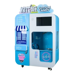Commercial Electric Cotton Candy Vending Machine with Large Capacity for Parks