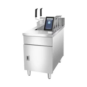 Commercial Electric Countertop Deep Fryer with Energy Saving Digital Touchscreen & Timer Function for Fried Chicken