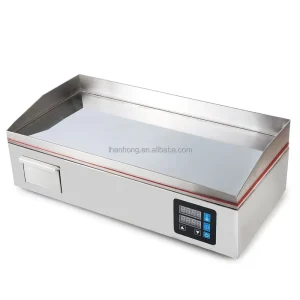 Commercial Electric Countertop Flat Top Griddle Restaurant Grill Stainless Steel Electric Griddle